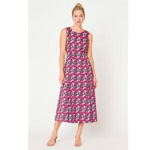 Jonathan Cohen Aline Midi Dress Medium Pink NEW